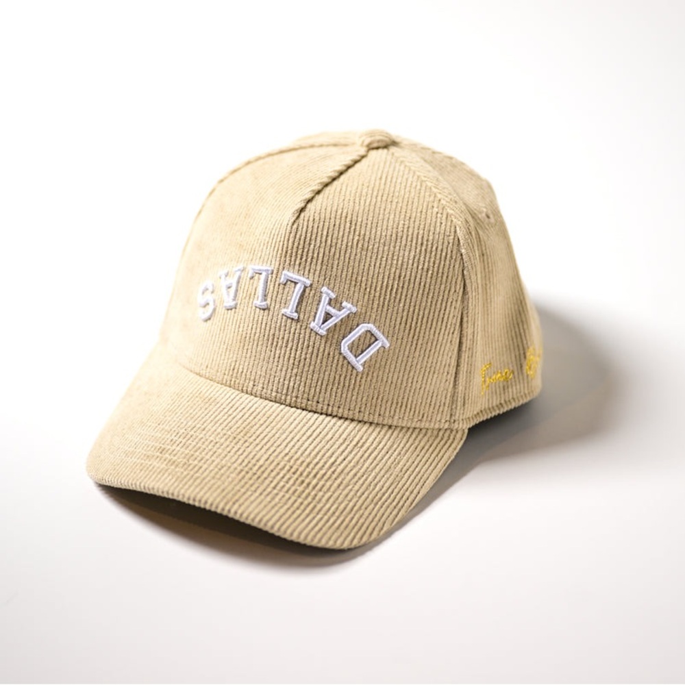KIDS CORDUROY DALLAS SNAPBACK - SAND